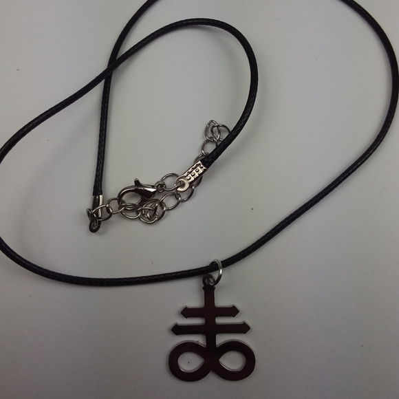 Separated&Struggling Jewelry - Leviathan Cross Charm Necklace 18" Rope